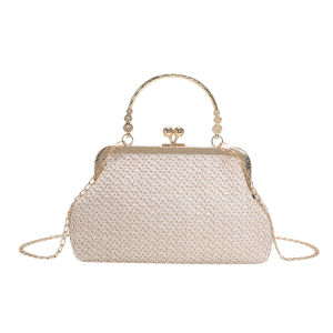 Luxury Women Handbag with Chain Strap for Evening Occasions Small Clutch Purse for Wedding Parties and Formal Gatherings