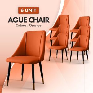 F&F : Logan marble dining table /meja makan /round table/dining table set