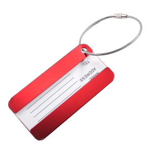 Luggage Tag Koper Travel Bag Tag Name Id Address Koper Tas Aluminium Gantungan Koper Custom