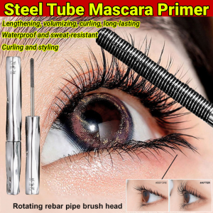 Steel Tube Mascara Primer Waterproof Long Lasting Curling Thick Type Non-Smudge Eyelash Extension 睫毛膏