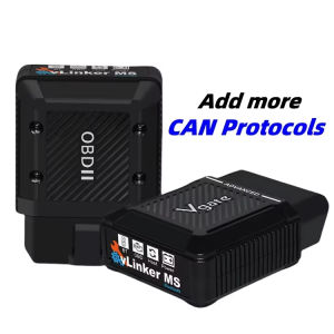 Vgate vLinker MS Bluetooth Car OBD2 Scanner Work in 12V or 24V Supports HS-CAN MS-CAN SW-CAN CH-CAN LS-CAN