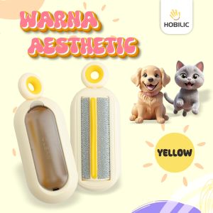 Hobilic Pet Hair Remover Roll Reusable Alat Pembersih Bulu Anjing Kucing Portable Lint Roller Kapsul