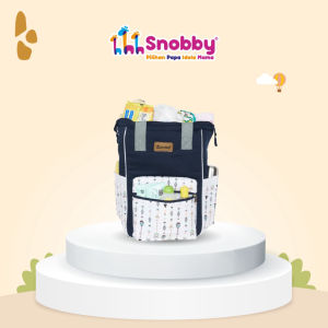Snobby Tas Bayi Ransel Flechi Saku Print - SBT7094