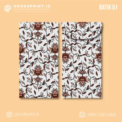 Angpao Wedding Amplop Kondangan Angpau Panjang Amplop Motif Batik Angpao Custom