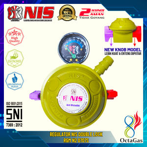 NIS REGULATOR GAS 2 PENGUNCI (N2 0707 S) - TEKANAN RENDAH