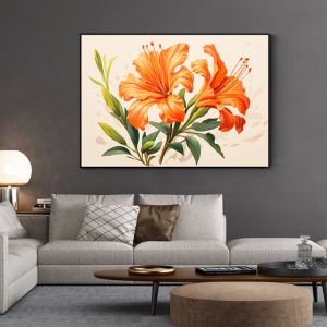 HIMALAYA  20CM*30CM HD self-adhesive FLOWER poster