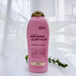 Sữa Tắm OGX Scrub & Wash Tẩy Tế Bào Chết Của Mỹ Dưỡng Da Mềm Mại Mịn Màng 577ml - - Kết cấu dạng hạt scrub siêu mịn giúp loại bỏ hoàn toàn tình trạng bít tắc nang lông do bụi bẩn vi khuẩn tích tụ làm mềm da tức thì mà không gây đau rát hay tổn thương.