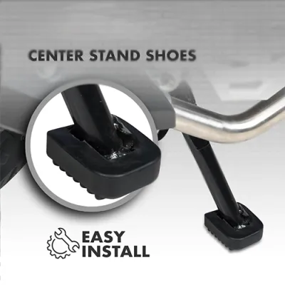 1pcs Motorcycle Side Stand Shoes Center Stand Shoes Universal Rubber Material Sold By One