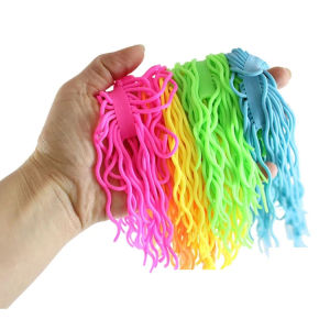 6pcs Simulation Ramen Noodles Elastic Pull Rope Fidget Toy Monkey Noodles It Rope Stretched Soft Figet Stress TPR Noodle Soft Anti Stress Stretch String Stress Relief Autism Toys - Lazada