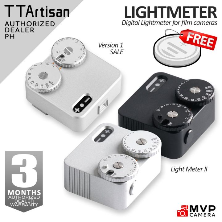 Official Ph Ttartisan Light Meter Lightmeter Ii Black Silver Brass Tt 
