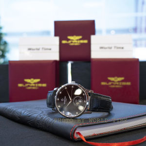 Đồng Hồ Nam Dây Da Sunrise 1138SA  - Full Box - Chính Hãng - Bảo Hành Hãng 3 Năm - Mặt Kính Sapphire Chống Xước - Chống Nước 3ATM