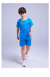 SUPERFLOWER Childrens Football Jersey Boys and Girls Sports Shorts Childrens Basketball Team Uniform Fitness Sportswear Set