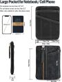 Sayram SP6 EDC Pouch, Waxed Canvas Compact Pocket Organizer, EDC Pocket Pouch for Men, Zippered Pocket Pouch,EDC Organizer for Everyday Carry, Multitool Organizer Pouch (Oil Wax Black). 