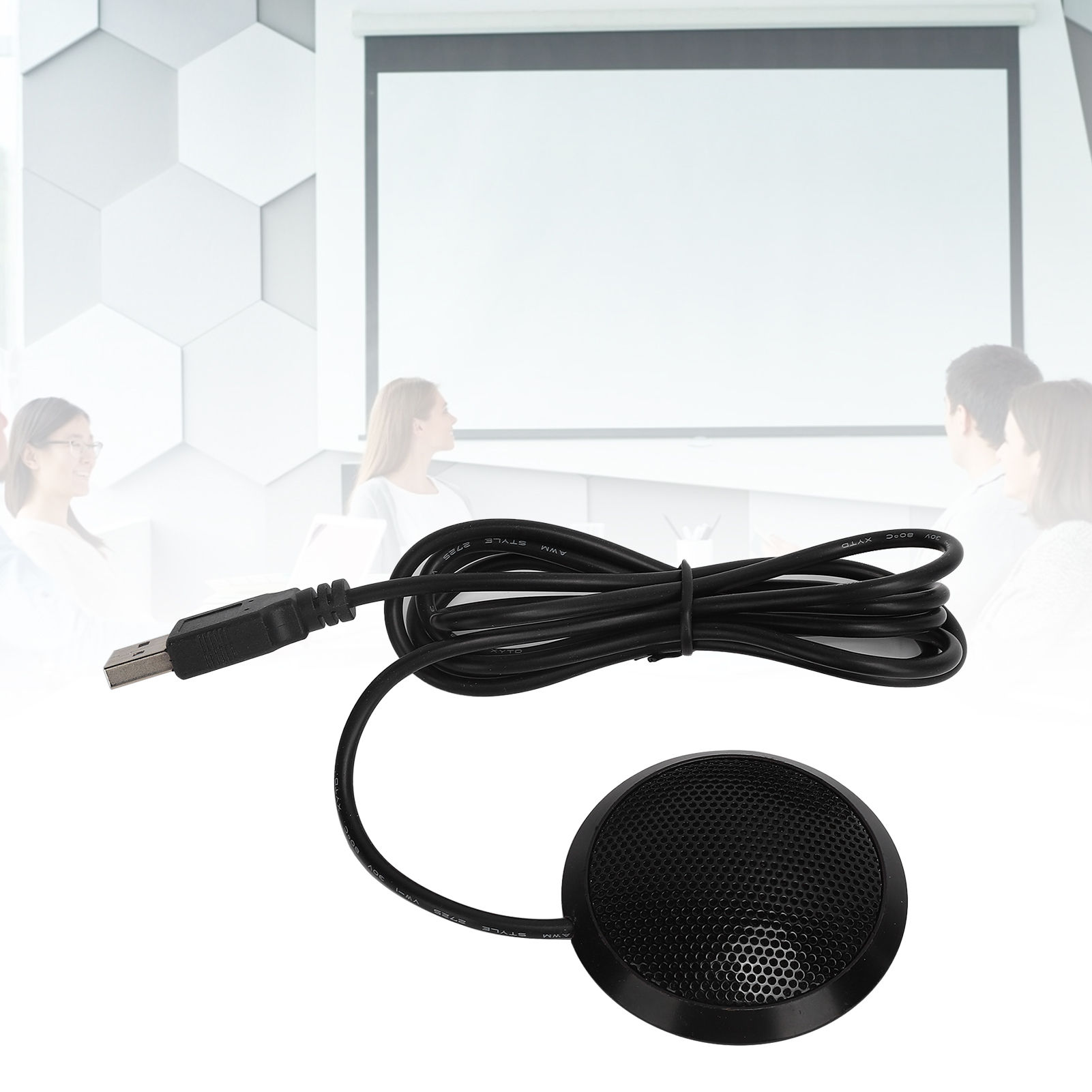Sound Directivity Simple Andoer USB Desktop Microphone Portable 360 Degree Pickup ...