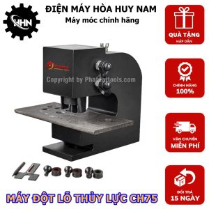 Máy Đột Thủy Lực CH75 - Đột Bản Dày 10mm - HÀNG CHÍNH HÃNG - BẢO HÀNH TOÀN QUỐC
