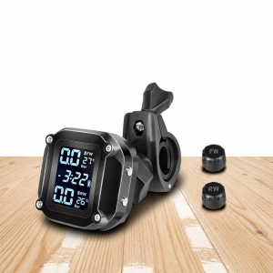 Cảm Biến Áp Suất Lốp Xe Máy TPMS Van Ngoài Màn Hình LCD Chống Nước IP65 Cảnh Báo Thông Minh Bảo Hành 12 Tháng