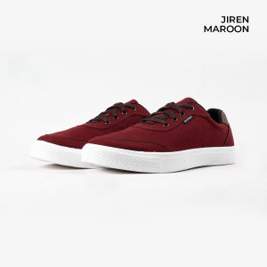 Sepatu Pria Casual Sneaker Maroon