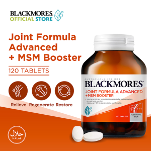 Blackmores Joint Formula Advanced with MSM Booster (120s) – Enhances Joint Health