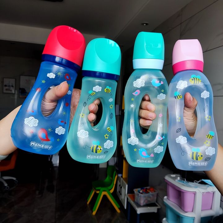 Water Bottle Oval Shaped Baby Bottles With A Hole In The Middle