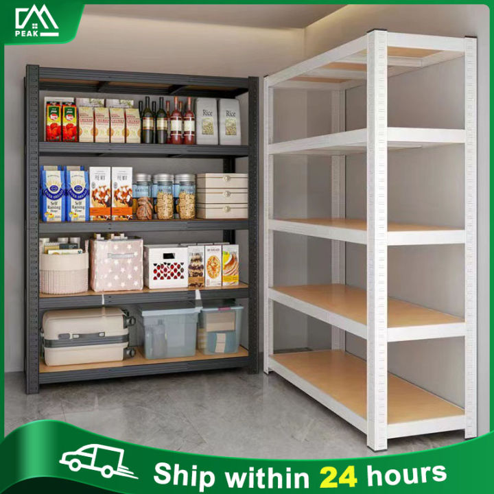 【Load 500 KG】Boltless Rack Steel Rack Shelves 5 layers Metal Rack ...
