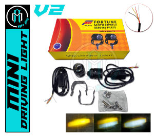 MOTO ALLEY Mini Driving Light High and Low Yellow / White LED Aniti Fog For Cars / Motorcycle Korean Led Chip (MDL-001)