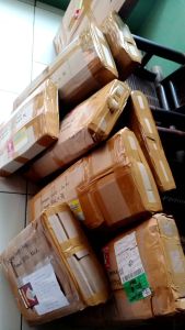 Bingkai Kaca Sholawat Jibril dll Uk 55x20