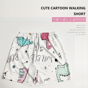 Summer shorts women cartoon pajamas short style internet celebrity loose thin home leisure walking