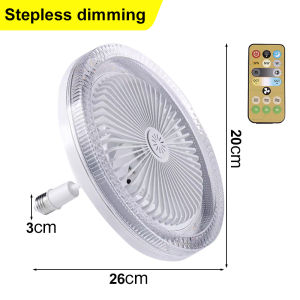 Crystal Fan Light Aromatherapy Universal Head Bedroom Pendant Light Intelligent Remote Control e27 Screw Mouth LED Fan Light