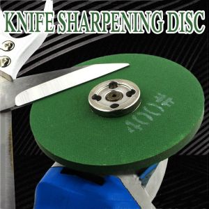 6mm Thick Knife Sharpening Disc Metal Sharpener Mounted on Angle Grinder for Model Handheld Cutter