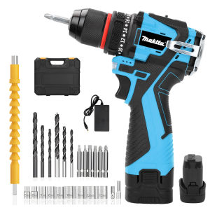 Original Aideepen makita 588V drill power tool heavy duty drill set original japan rechargeable drill bit set for metal wood and concrete power tools japan original sale electric drill set on sale cordless drill big impact drive tools