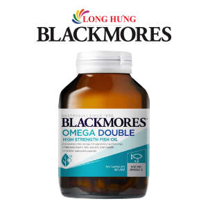 Viên uống Blackmores Omega Double High Strength Fish Oil hỗ trợ tim mạch (90 viên)