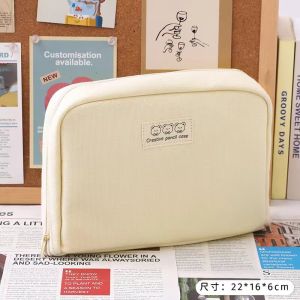 (SG Seller) Large Capacity Pencil Case Kawaii Pen Box Pen Case Zipper Pencil Pouch Ladies Cosmetic Bag School Supplies Japanese Korean Office Stationery
