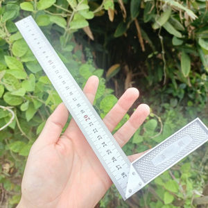 Thước vuông 90* inox dài 30cm – đo góc lấy dấu chuẩn xác