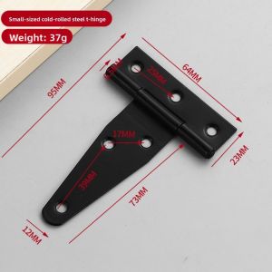 【COD&READY STOCK】3/4/6inch Door Hinges Heavy Duty Metal Gate Strap Hinges Durable with Screws T Shaped Door Hinges for Wooden Fences Yard Barn Door Cabinet