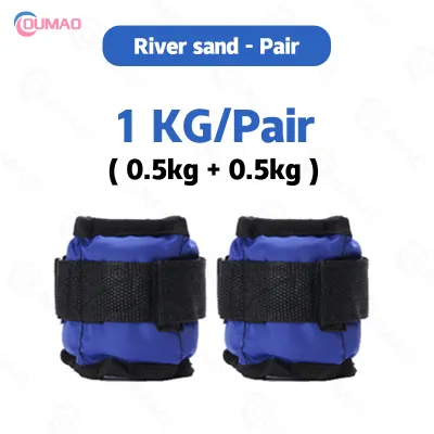 Ankle Weights Sand Bag 1kg-10kg Adjustable Leg Ankle Wrist Iron Sand Bag Pair Weights Strap
