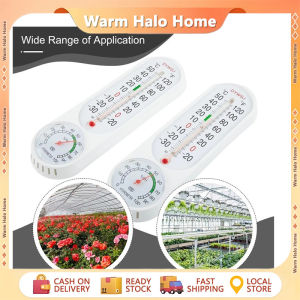 Wall Mounted Hygrometer Thermometer Indoor Outdoor Thermometer Greenhouse Temperature Controller Meter Temperature Monitor Measurement Tool