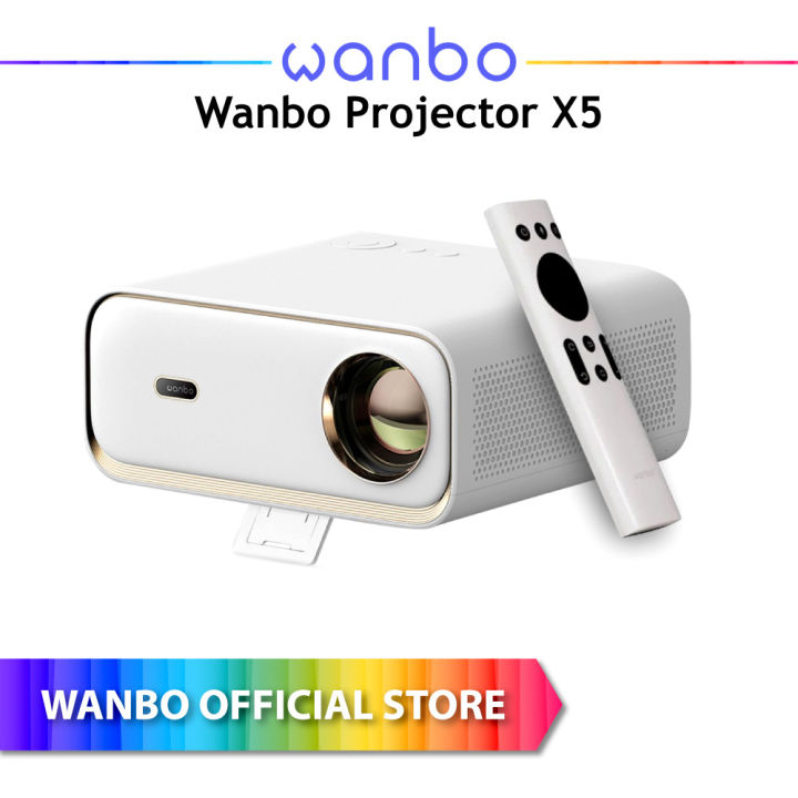 Wanbo Projector X5 [1100 ANSI Lumens / Native1080P / Android 9.0 / Auto