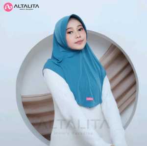 Kerudung Bergo Pinguin Jersey Ukuran S M L Hijab Instan Menutup Dada Jilbab Langsung Jumbo Pet Antem