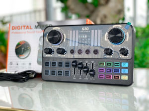 Soundcard S30– Soundcard chuyên thu âm livestream karaoke online Đầy đủ chức năng auto tune đổi giọng hiệu ứng khán giả