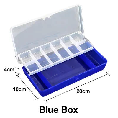 Fishing Lure Bait Tackle Bait Box Double-Layer Plastic Box Waterproof Compartments Storage Box