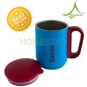 Mug Gelas Cangkir Tahan Panas Dubblin 220 ML Kopi Teh Stainless Steel