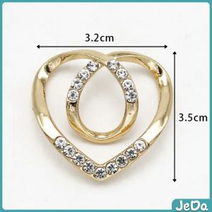 JeDa แหวนจั๊มชายเสื้อ ห่วงเข็มกลัด แบบไร้เข็ม พร้อมส่งในไทย brooch