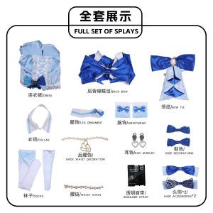 lovelive Muse Water Group Collaboration Blue Edition cos Muse Water Troupe collaborative performance stage outfit cosplay