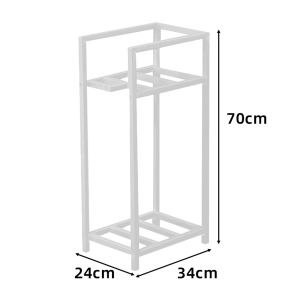 [In Stock&COD] 2/3 Layer Water Gallon Rack Stand Kitchen Stand Rack Water Container Rack Stand Water Bucket Storage Rack Water Tank Bracket Metal Rack for Water Dispenser Heavy Duty High Load-bearing