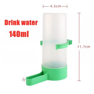 【BUY 5 TAKE 5】 140/150ml Bird with automatic drinker feeding feeder parrot pet anti-spill watering pot cup Automatic Drinking with Clip for Birds Parrot Feeders Automatic Feeder Pet Bird accessories Bird Feeders Drinker Automatic Bird Water