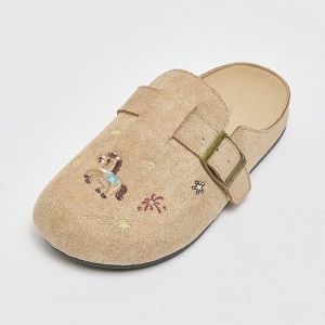 Free Shipping Retro Thick-Soled Closed-Toe Slippers For Women 2026 Summer Fashion Star-Patterned Cute Suitable For Outdoor Wear Non-Slip And Height-Increasing