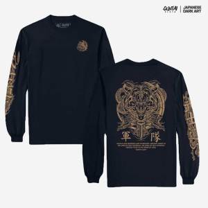 Longsleeve Kaos Distro Jepang Tshirt Pria Branded Japanese Art Guntai Cloth 37