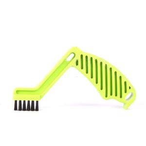 Wearproof Plastic Conditioning Brush with Curved Handle Housework Cleaning Brush Window Dust Dirt Remover