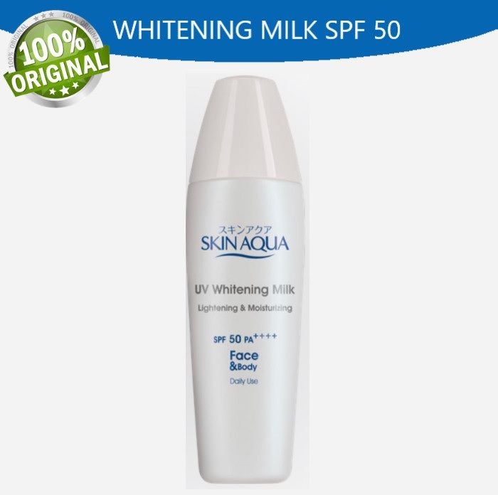 SKIN AQUA UV Whitening Milk SPF 50 Sunscreen Daily Use Skin Care