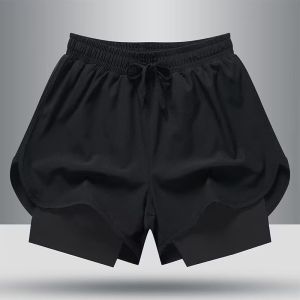 【Buy 1 Take 1】Quick Drying Shorts For Man Sports Breathable Training Competition 2 In 1 Running
